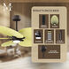 Atlas Alessandra Tropical - LK 48 inch Textured Bronze with Light Yellow Blades Ceiling Fan